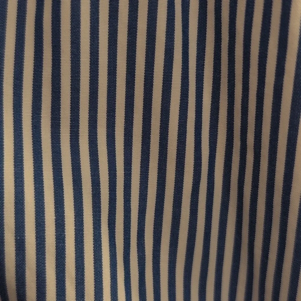 J. Crew XS Blue and White Striped Button Down